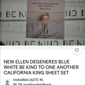 Brand new sheet set …  wrong color/wrong size.received